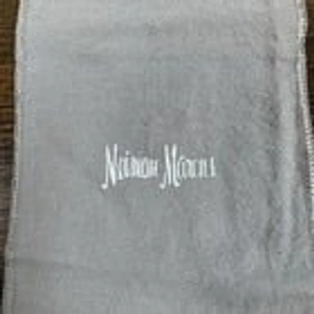 Vintage Neiman Marcus Gray‎ Necklace Storage Dust Bag with Flap 4